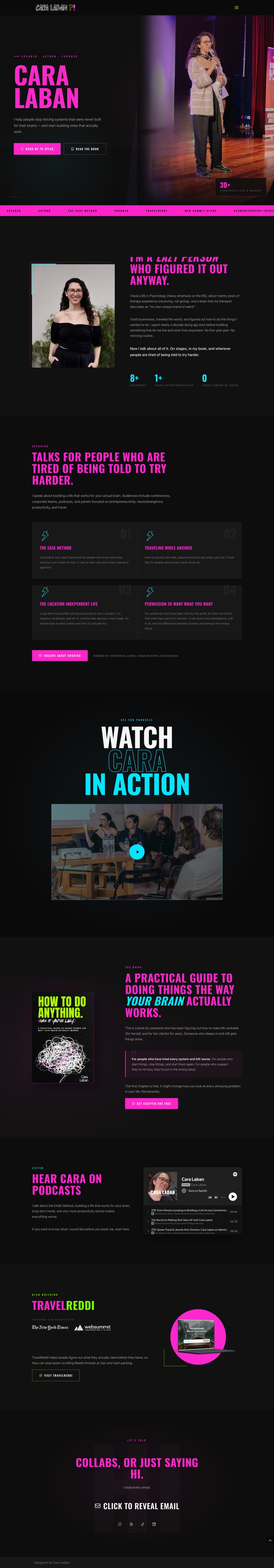 Cara Laban website preview